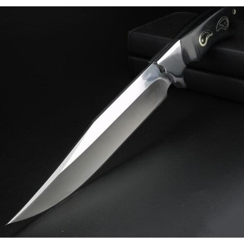 Combat Survival Tactical Outdoor Knives Hunting Camping EDC Tools D2 Blade Field knife