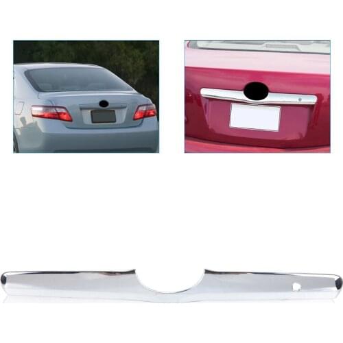 CITALL New Chrome Car Rear Door Tailgate Trunk Hatch Trim Bezel Cover for Toyota Camry 2006 2007 2008 2009 2010 2011