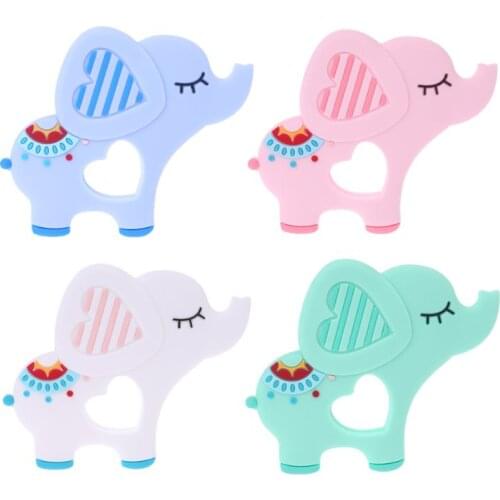 Baby Silicone Gutta-percha Animal Fo xShape Multi-color Molars Cartoon Hand-toothed Teether Soothing Infant Kids Toys Wholesale