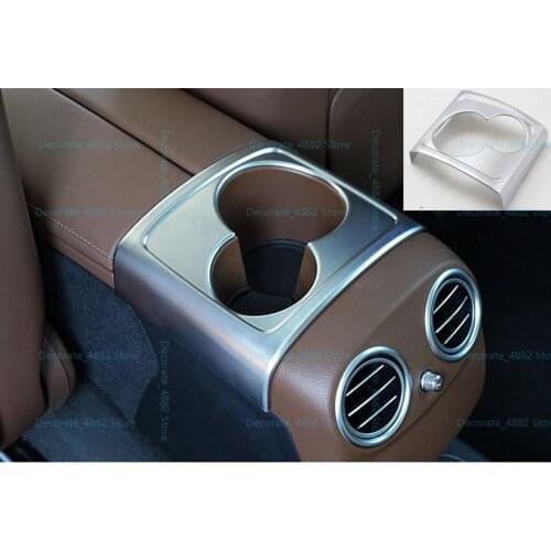 For Mercedes-Benz 16-17 E-Class E200L E300L Water Cup Holder Frame Rear Drain Cup Holder Face Mask Cup Holder Decoration