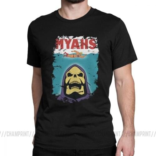 Myahs Masters Of The Universe T Shirt Men 100% Cotton Humorous T-Shirt O Neck Tees Short Sleeve Clothing Plus Size