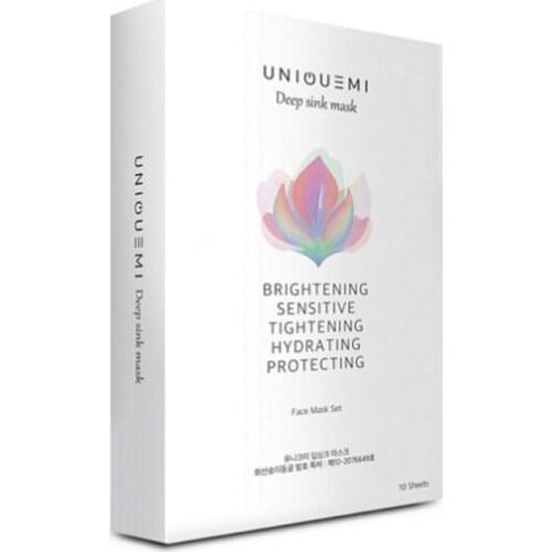 Deep sink facial mask set(10ea) - UNIQUEMI, brightening, hydrating, sensitive, protecting, tightening maskpack skincare cosmetic