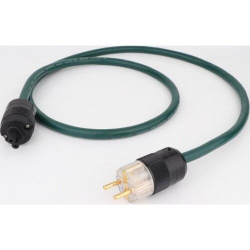 HI-END Preffair AC Power Cable With Gold Plated EU/US Power Plug & Firgure 8 C7 IEC Power Cord