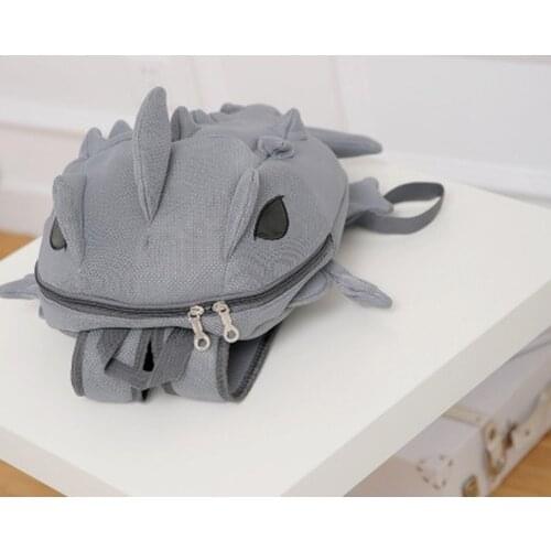 Korean Version New Product Cute Canvas Dinosaur Backpack Fashion Casual Travel Camp School Unisex Shoulders Bags