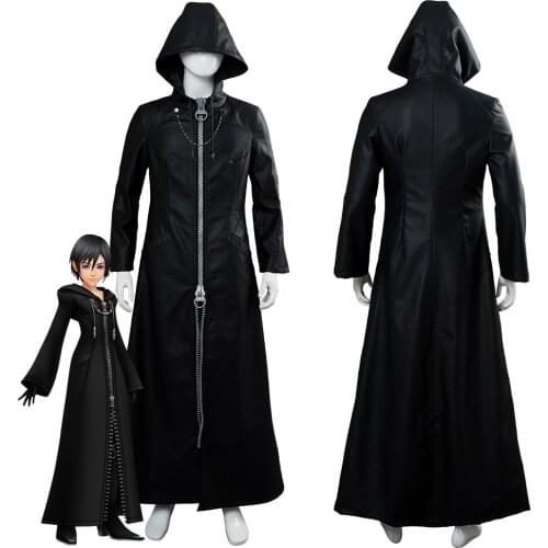 Kingdom Hearts III Cosplay Costume Organization XIII Office Trench Coat Uniform Outfit Suit Halloween Carnival Costume