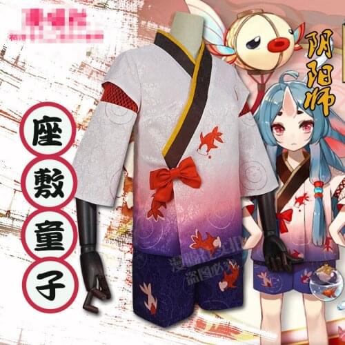 The Hot New Game Onmyoji cos Zashiki Boys New Skin · Spring Send Light Carp Cospaly Game Girl 2021