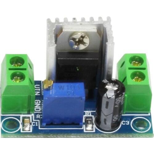 1/5/10 Pcs/Set LM317 DC Linear Regulator Adjustable 4.5~40V Turn 1.2-37V DC-DC Step Down Power Module GK99