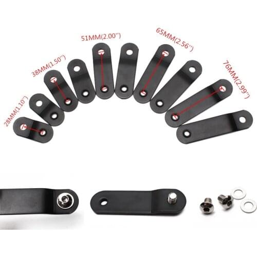 Black Metal Motorcycle Raise Tank Lift Modified Risers W/bolt For Harley Sportster Dyna Iron XL 883 1200 48 72