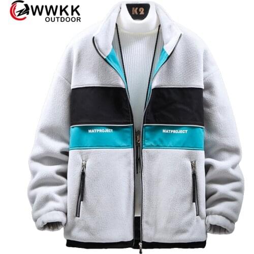 Men Winter Hiking Thick Fleece Jackets Outdoor Windproof Warm Camping Trekking Wear Resistant Male Fishing Hunting Sports Jacket