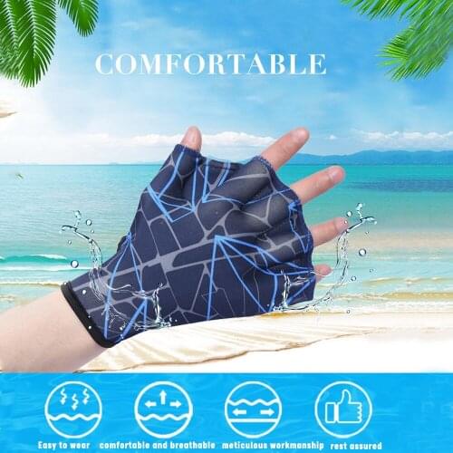 Swimming Gloves Water Supplies Men and Women Summer Frog Type Swimming Hand Webbed for Diving Snorkeling Paddle Water Sports