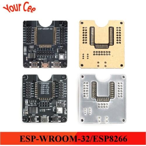 ESP8266 ESP-WROOM-32 Development Board Test ESP32 Burning Fixture Tool for ESP-12S ESP-12E ESP-12F ESP-07S ESP-01S ESP-WROOM-32D