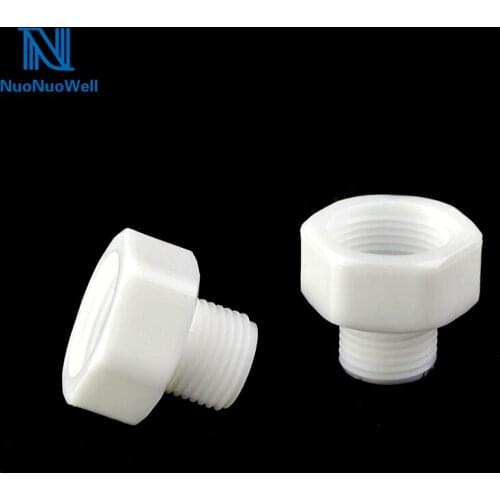NuoNuoWell POM Pipe Reducing Fittings Plastic Reducer Connector 1/2'' Male * 3/4'' Female BSPP Anti-freeze And High Temperature