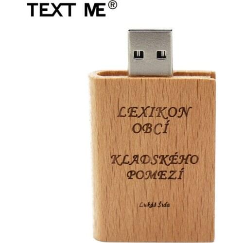 TEXT ME LOGO book usb flash drive 4GB 8GB 16GB 32GB 64GB usb2.0 custom made gift pendrive