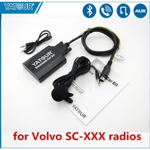 Yatour Car Bluetooth AUX Mp3 Player for Volvo SC-XXX radios SC700 SC800 SC801 SC802 SC805 Mp3 Player CD changer adapter YTBTK