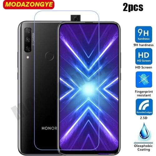 2 Pcs For Honor 9X Premium Tempered Glass For Huawei Honor 9X STK-LX1 STK LX1 9 X Honor9X Glass Film Screen Protector