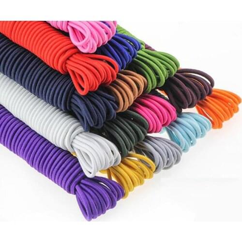 1 Roll 10 Meter Colorful High-Quality Round Elastic Band Round Elastic Rope Rubber Band Elastic Line DIY Sewing Accessories