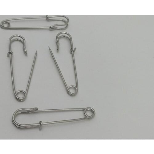 100pcs High quality Larger silver color Safety Pins SIZE 2''length (50mm)