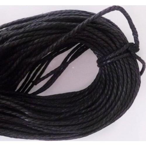 12 Pcs 393.7inch Waxed Cotton Necklace Cord 2mm for DIY Jewelry Making, Mixed Color
