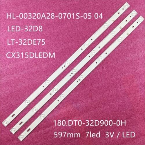 3PCS HL-00320A28-0701S-04 A3 D3 32LEM-1009/T2C 180.DT0-32D900-0H LE-32D7 JSL 32lem-1007/t2c cx315dledm 180.DTO-3218000-2H