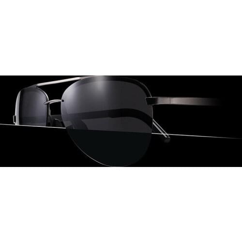 Men polarized sunglasses light weight aluminium magenisum frame color film sunglasses outdoor driving sunglasses for men