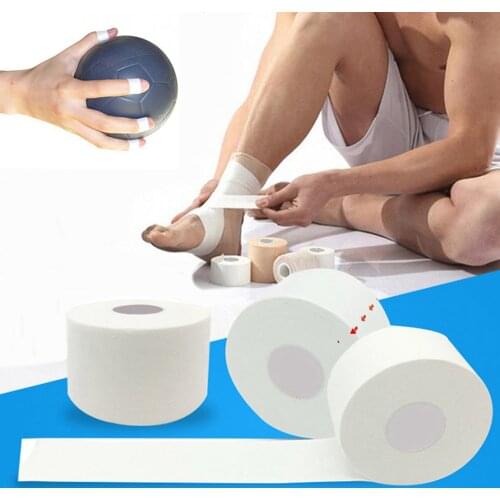 Sportstape White Patch Sports Bandage Run Soccer Sports Ankle Brace Wrist Brace Breathable Moisturizing Tape for Muscle Support