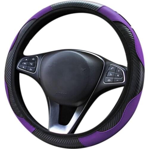 Car Steering Wheel Cover Breathable Non-Slip Steering Covers Internal Accessories Suitable for Car Decoration
