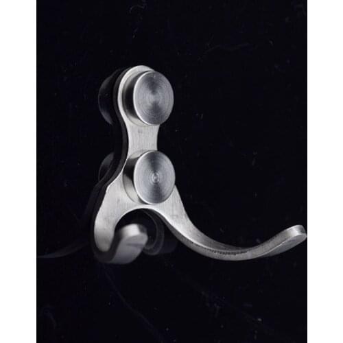 DHL Shipping 500PCS Stainless Steel Heavy Duty Wall Mounted Hook Robe Hooks Double Coat Hat Hangers Rack Bag Hooks Durable