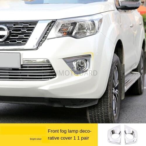For Nissan Terra 2018-2020 Brake Lights Front Fog Lights Rear Fog Lamp Decoration Rear Bumper of the Vehicle Body Cover Moulding