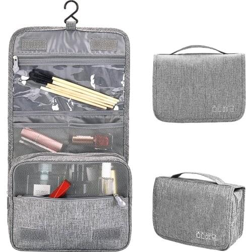Men Travel Hanging Wash Cosmetic Bag Womens Folding Toiletry Makeup Organizer Waterproof Handbag Suitcase Luggage Accessories