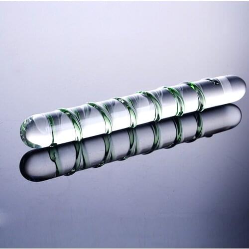 EXVOID G Spot Massager No Vibrator Adult Products Anal Plug Vaginal AV Stick Glass Dildo Butt Plug Anal Sex Toys for Women Men