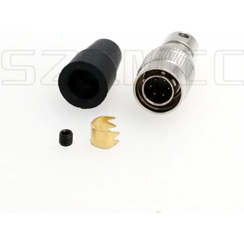 Hirose 6 Pin Male HR10A-7P-6P Circular Connector Plug for Surveying Instrument Topcon Sokkia Trimble Total Station