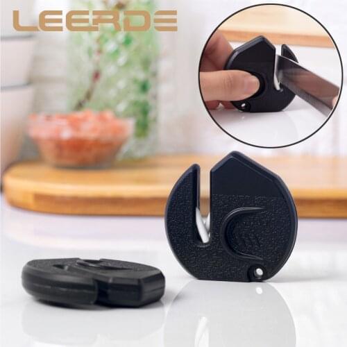 Mini Kitchen Sharpener Portable Knife Sharpener Professional Sharpening Stone Knives Whetstone Tungsten Ceramic Sharpener Tools