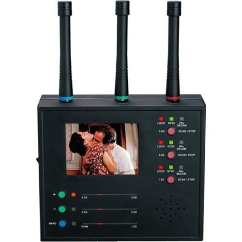 Professional Wireless Camera Hunter Monitor Display Detect Multiple Wireless Camera Lens Finder Camera Scanner Video Scanner