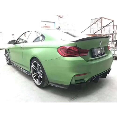 PSM-Style Carbon Fiber Front Bumper Lip Rear Bumper Diffuser Side Skirts Spoiler Fits For BMW 4 Series M4 F82 2-door Coupe 2014
