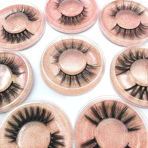Eyelashes Wispy Fluffy False Eyelashes Natural Thick Lashes Handmade Eye Extension Quick Wear Eye Makeup Tools