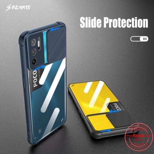 Rzants For Xiaomi POCO M3 PRO Redmi Note 10 5G Case [Lens Protection] AirBag Conor Slim Thin Clear Cover Soft Casing Phone Shell