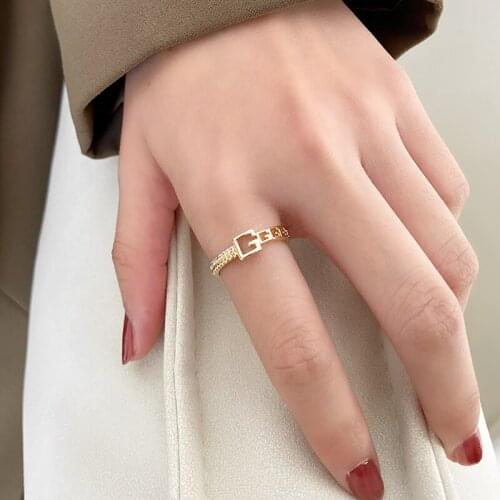 UUEING Rings With Cubic Zirkonia For Women