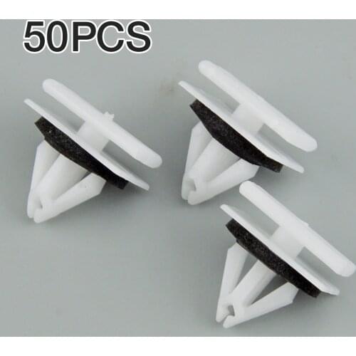 50pcs Exterior Rocker Panel Moulding Clip Fastener Retainer With Sealer KB3Z16039AA Fit for Ford Escape Lincoln MKC 2013-2021