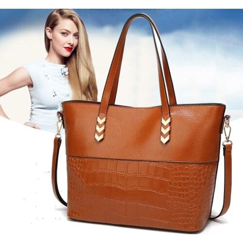 WxfbBaby hot new style bags for girls handbag Euro-American fashion clutch bags alligator zipper Brown evening bags Pure color