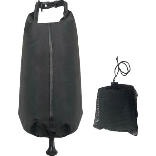 10L Solar Shower Bag PVC Folding Bathing Water Bag For Outdoor Activities Camping, Hiking, Backpacking, Fishing Or Hunting #WW