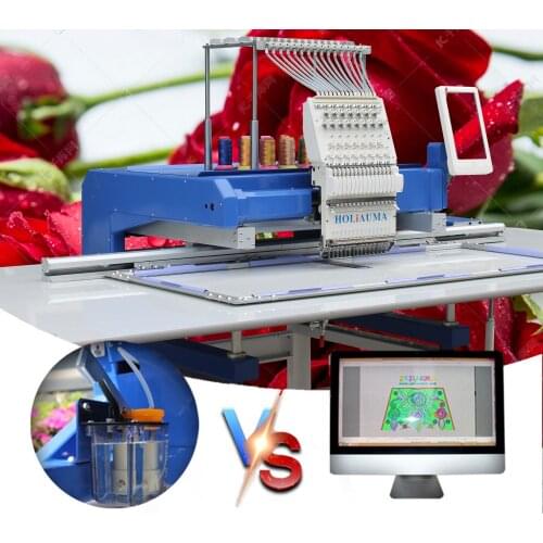 3 years quality warranty HOLiAUMA 1 Head Colors for Flat Embroidery Machine, 3D, Cording embroidery for Sale