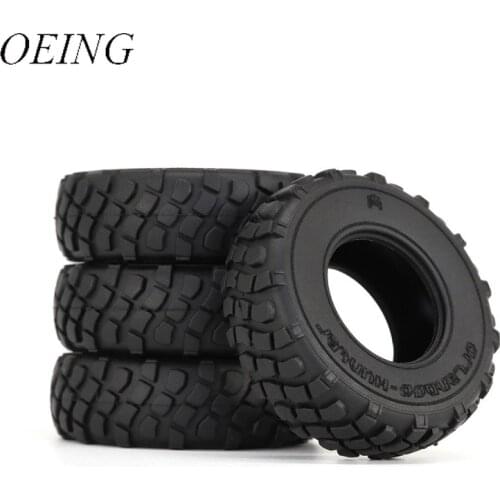 4pcs Soft Tire Orlando Hunter Rc Car Model 1/32 M01 Diameter 38cm Rc Tires Suitable for 20mm Wheels Car Accressiors Parts