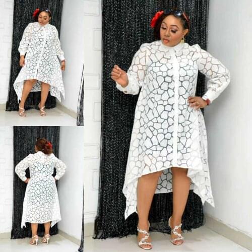 African Dresses For Women Super Size Dashiki Lace Traditional Boubou Robe Africaine Femme 2020 Long Africa Dress African Clothes