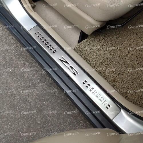 For Car Styling Accessories Mg Zs Door Sill Stainless Steel Protector Trim Auto Scuff Plate Cover Sticker 2017 2018 2019 2020