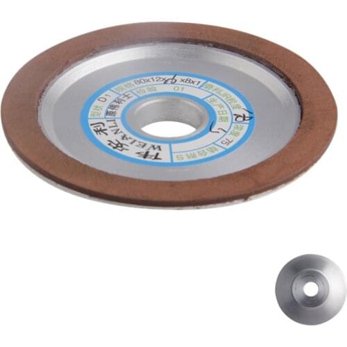 1PC Grinding Wheel Diamond Grinding Wheel 80*12*16*8mm Disc 150/180/240/320 Grain Polishing Wheel Power Tool Accessories