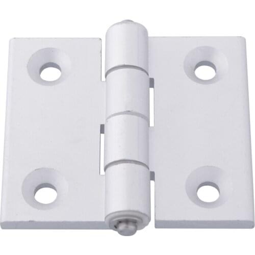 4545 Aluminum Profile Accessories 71x60mm 4 hole Door Frame Hinges Corner Connector Cupboard Cabinet Pack of 2