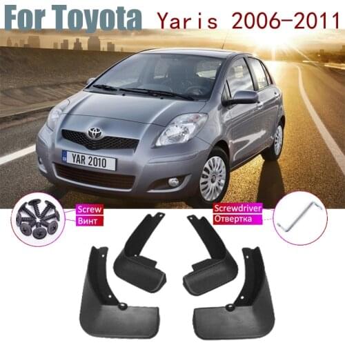Mudguards Mud Flaps Guard Splash Flap Car Accessories Mudflap Fender For Toyota Yaris 2007 Vitz XP90 2011-2006 2008 2009 2010