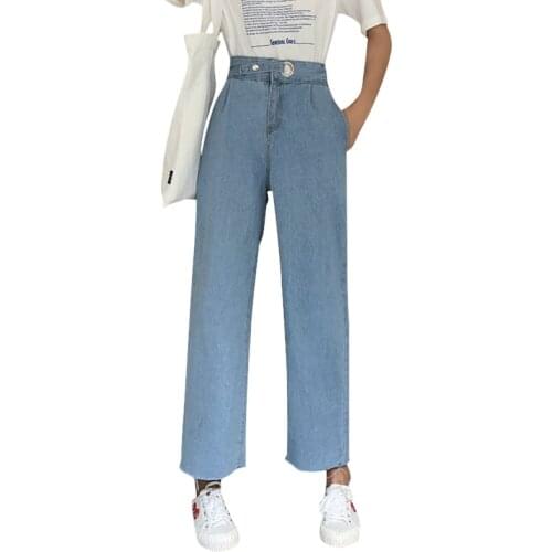 Cheap wholesale 2019 new Spring Summer Autumn Hot selling womens fashion netred casual Denim Pants FP9166