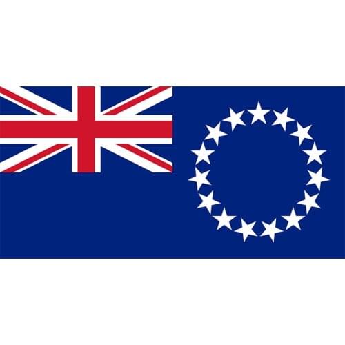 Cook Islands Flag Yehoy hanging 90*150cm For Decoration