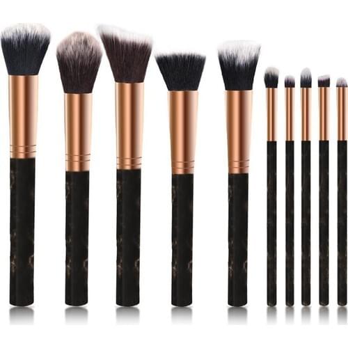 İzla Catrice 10 Lu Makeup Brush Set Black Color